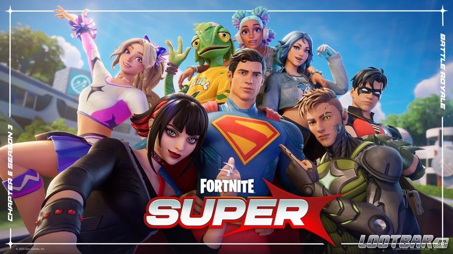 Official Fortnite Super Season marketing art.