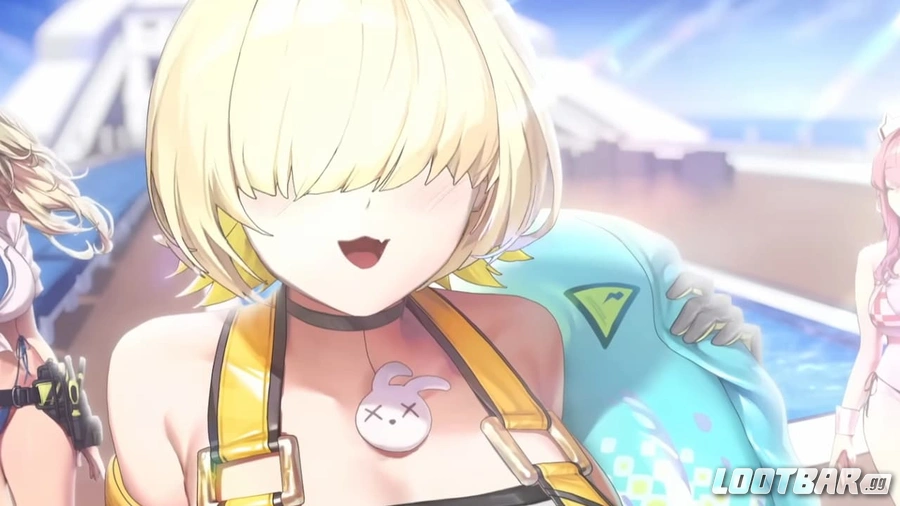 Elegg: Boom and Shock in Goddess of Victory: NIKKE.