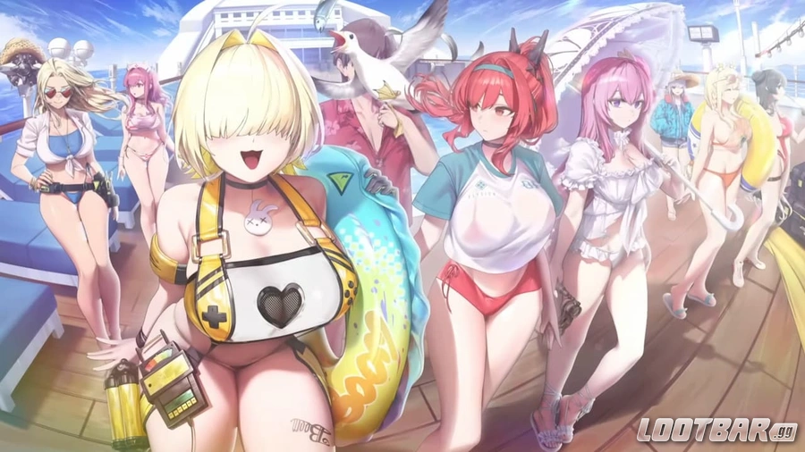 Goddess of Victory: NIKKE summer event trailer screenshot.
