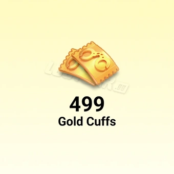 499 Gold Cuffs | Lands of Jail