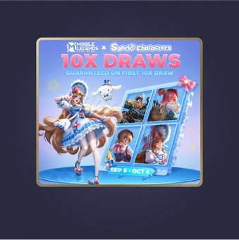 10x DRAWS MLBB x Sanrio Characters